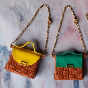 Miniature Luxury Bag for 1/6 Dolls – Handmade Fashion Accessory