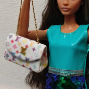 Miniature Luxury Bag for 1/6 Dolls – Handmade Fashion Accessory